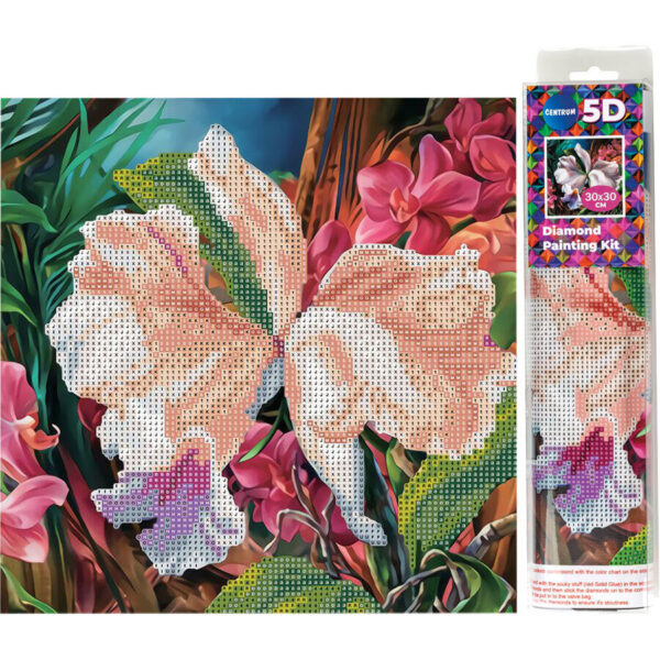 Диамантена мозайка 5D Diamond  30/30см CENTRUM - Цветя