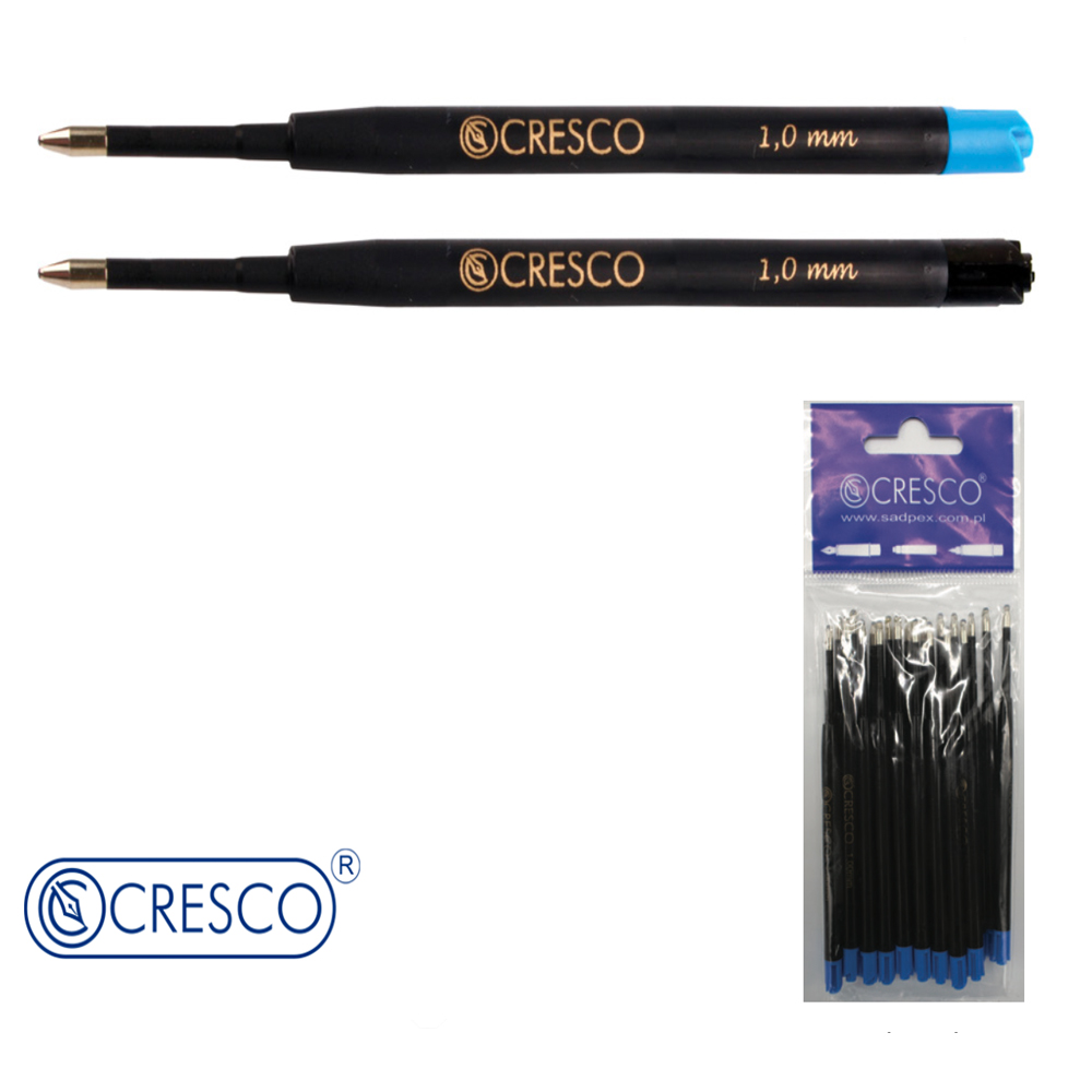Пълнител за химикалка Cresco тип Паркър - 20 бр.