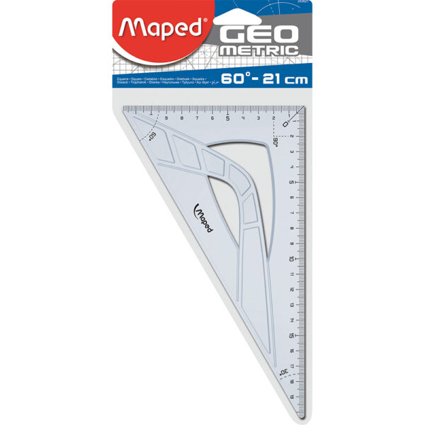 Триъгълник Maped GEOMETRIC 60°х 21см.
