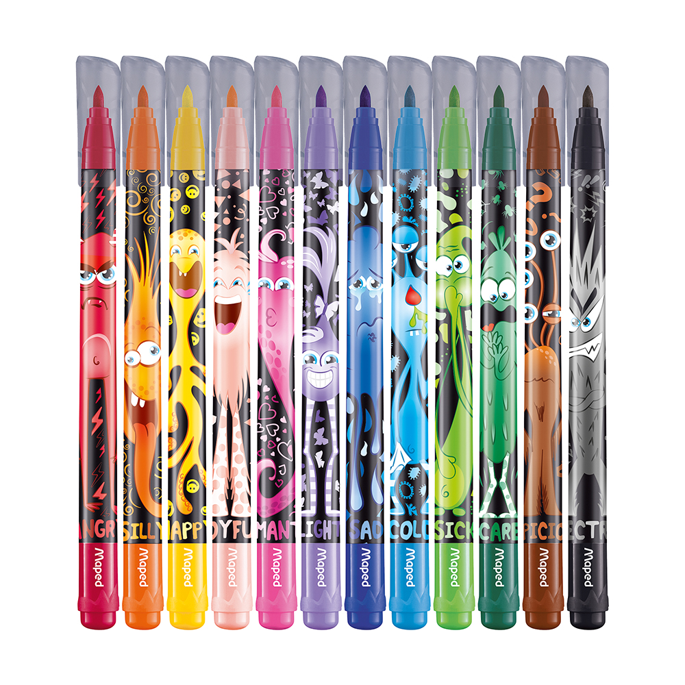 Флумастери  Maped ColorPeps  MONSTER , 24 цвята - Image 2
