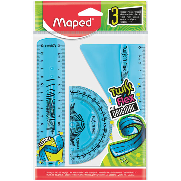 Комлект  за чертане Maped  3ч. 15см.100% гъвкав