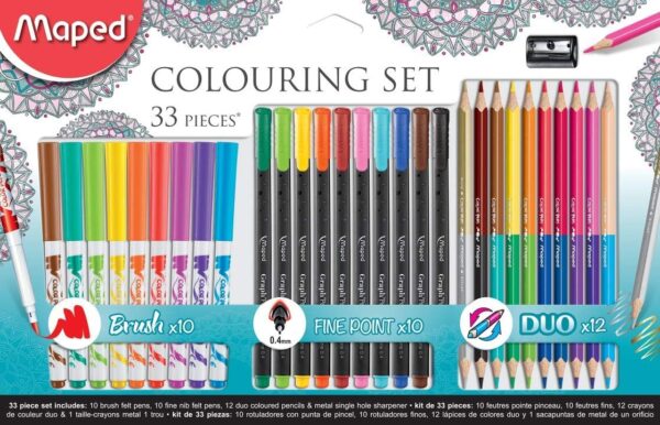 Комплект за рисуване Maped COLOURING SET - 33 ч.