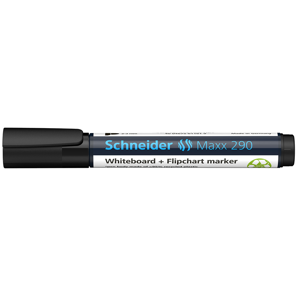 Маркер за бяла дъска Schneider Maxx 290, объл връх 3 мм. - черен
