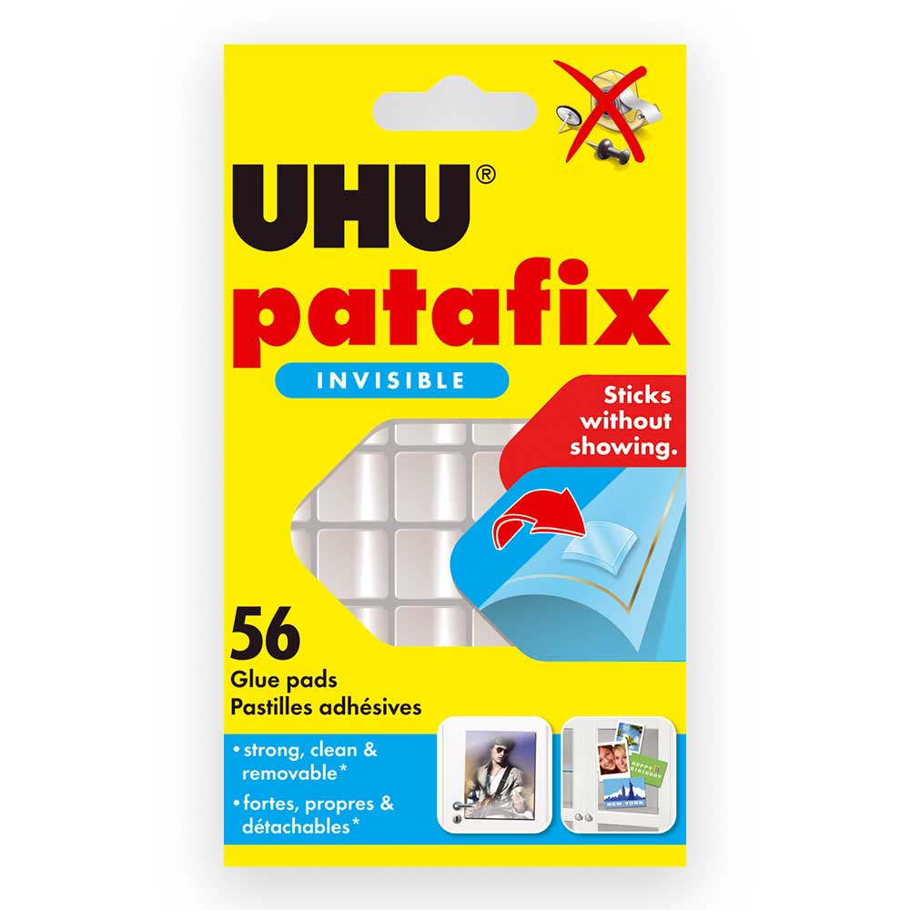 Лепяща гума UHU Patafix прозрачни - 56 бр.
