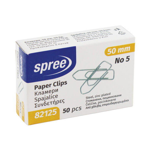 Кламери Spree 50 мм. 50 бр.