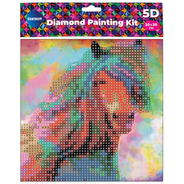 Диамантена мозайка 5D Diamond  CENTRUM 20/20 см. - Кон