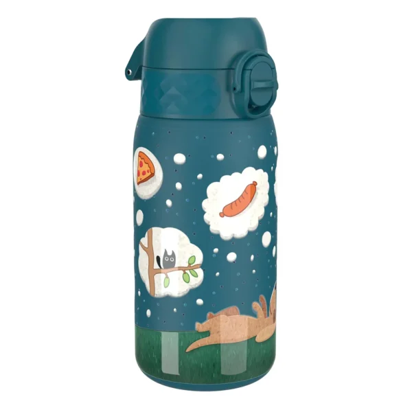 Бутилка Ion8 Print, метална 400 ml – Куче