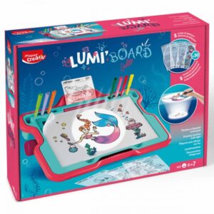 Maped Creativ Lumi Board Mermaid's - креативна дъска за рисуване 4+