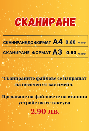 Сканиране на документи