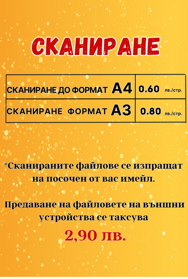 Сканиране на документи