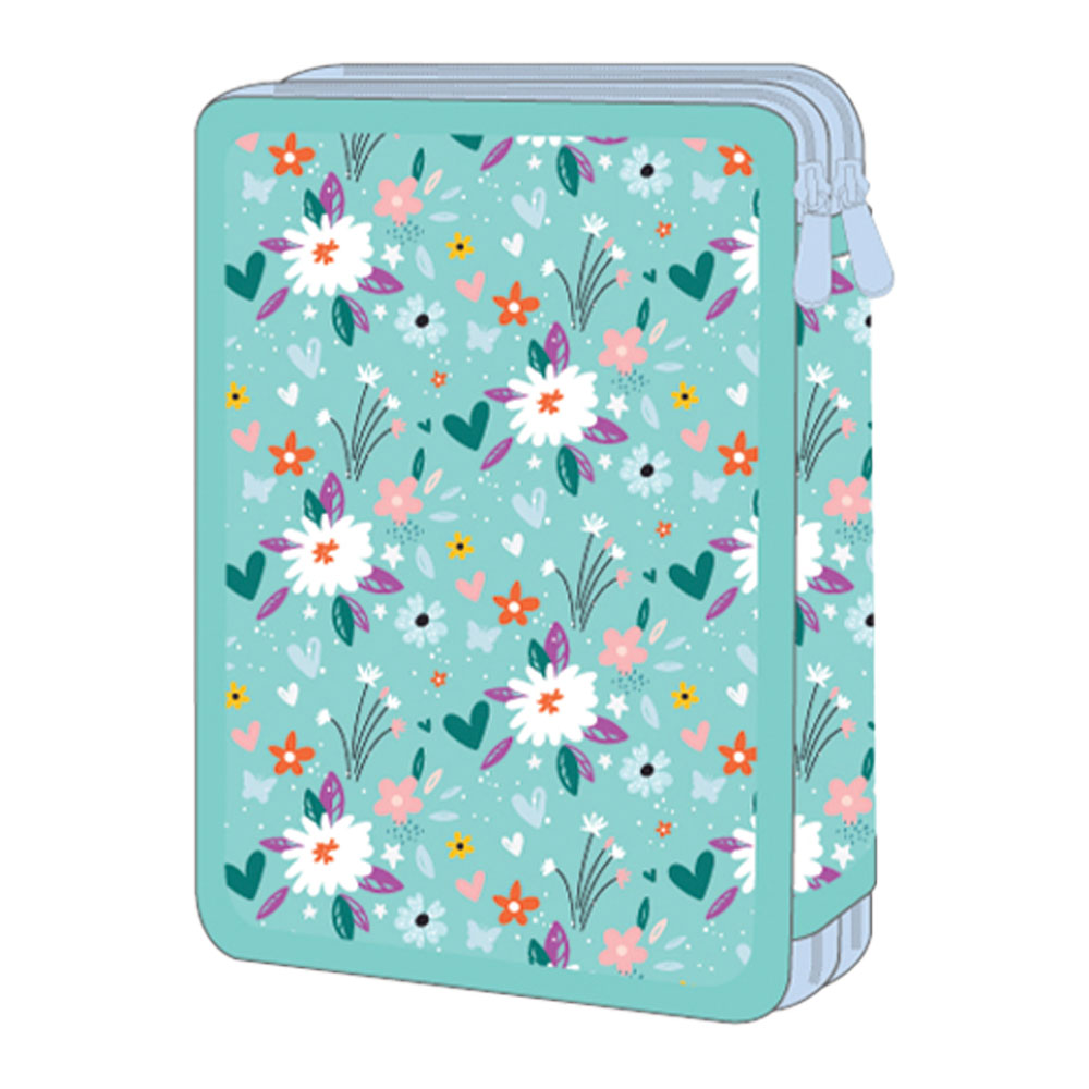 Несесер зареден с 2 ципа Must Be Happy - Image 2